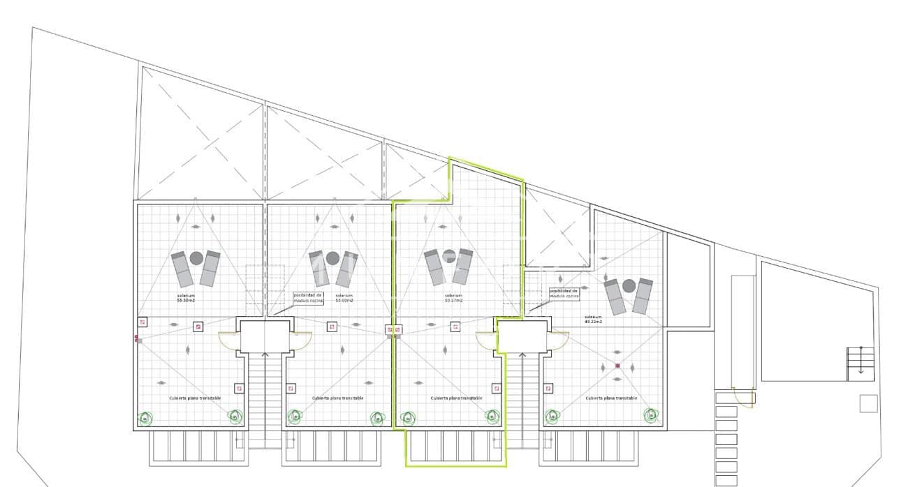 2 soveværelse Penthouse til salg i Lo Pagan med swimmingpool - € 299.950 (Ref: 8769312)