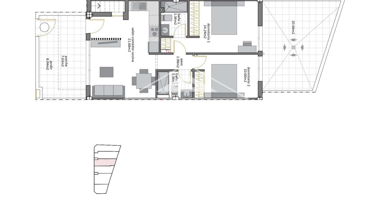 2 chambre Bungalow à vendre à Lo Pagan avec piscine - 269 950 € (Ref: 8771048)