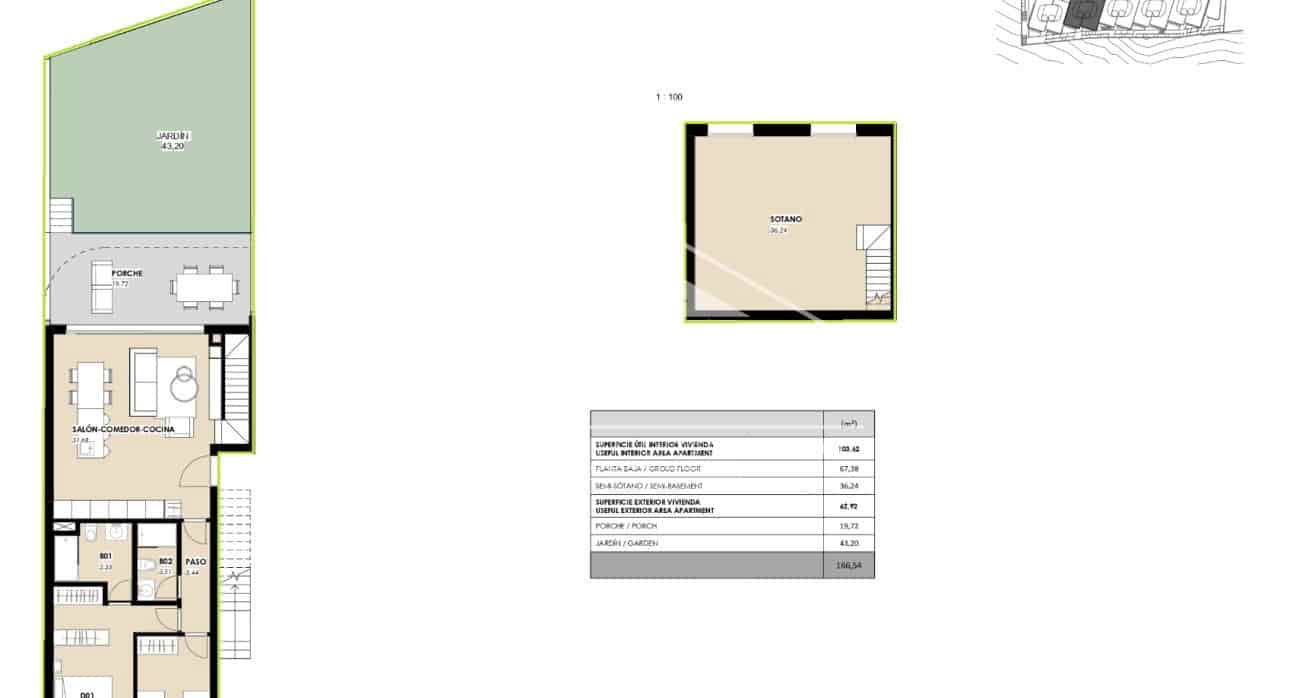 2 sypialnia Bungalow na sprzedaż w Torrevieja - 550 000 € (Ref: 8865819)