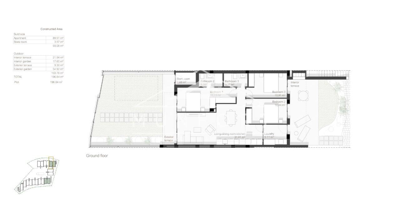 3 quarto Bungalow para venda em Roda com piscina - 309 000 € (Ref: 8912245)