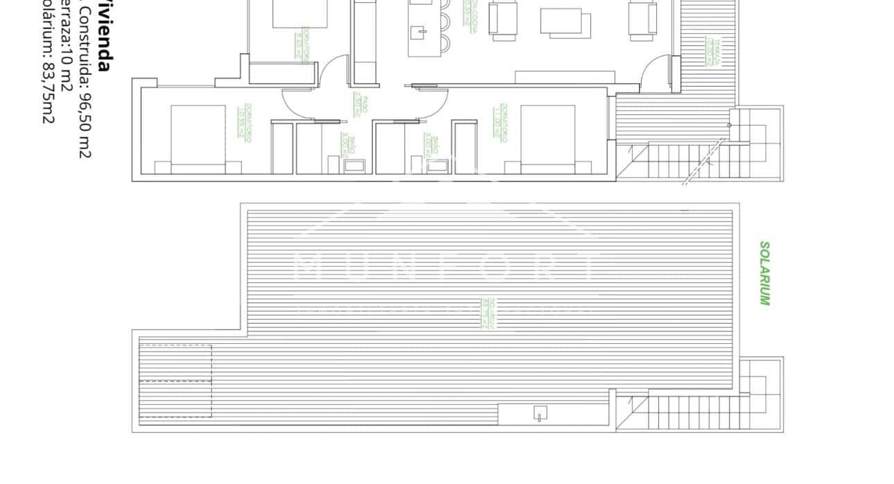 3 camera da letto Attico in vendita in San Pedro del Pinatar con piscina - 299.900 € (Rif: 8948279)