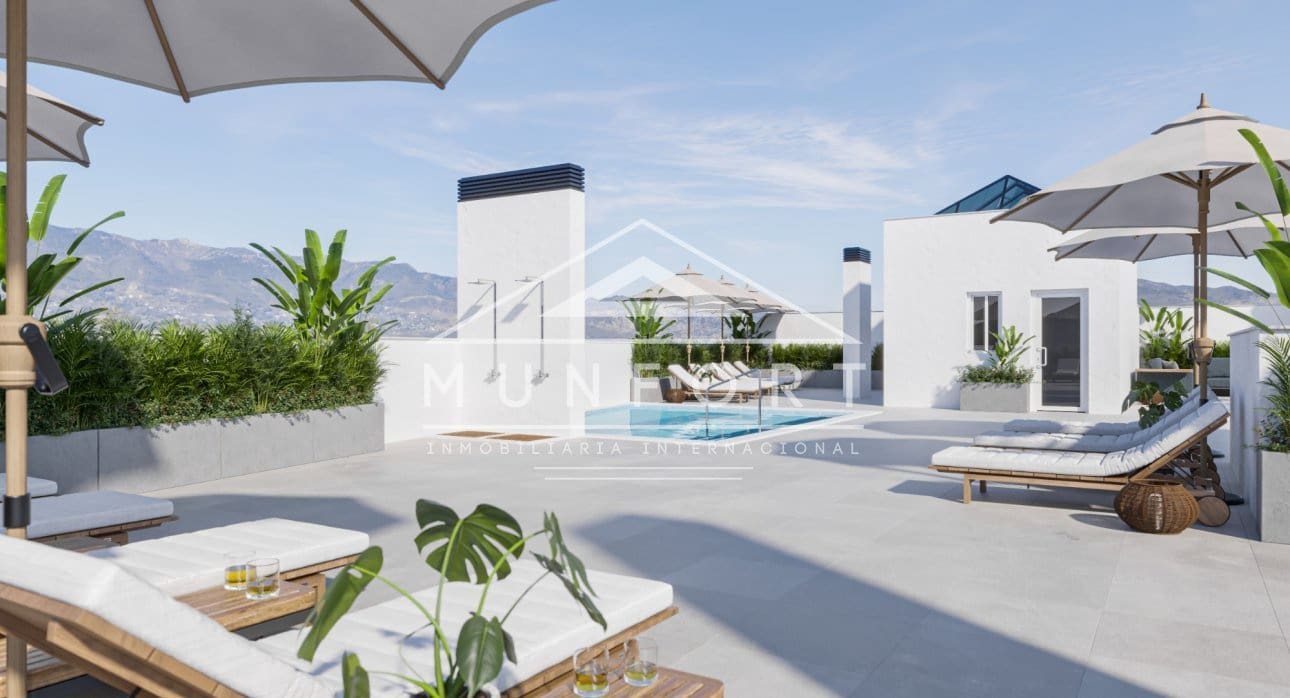 2 quarto Penthouse para venda em Lo Pagan com piscina - 370 000 € (Ref: 8990212)