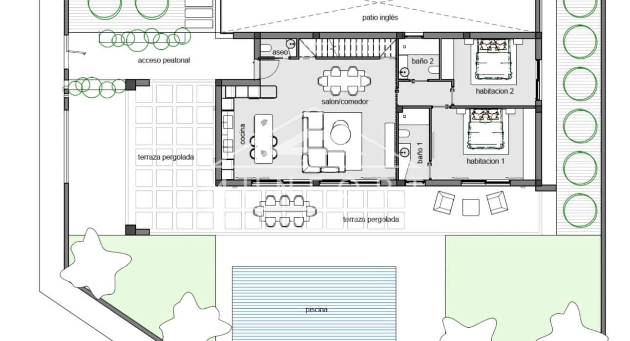 Chalet de 3 habitaciones en Ciudad Quesada en venta con piscina - 849.000 € (Ref: 9063474)