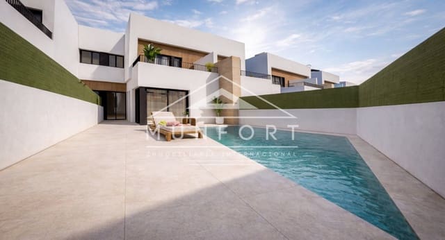 3 sypialnia Dom szeregowy na sprzedaż w Santiago de la Ribera, San Javier z basenem - 369 900 € (Ref: 9148345)