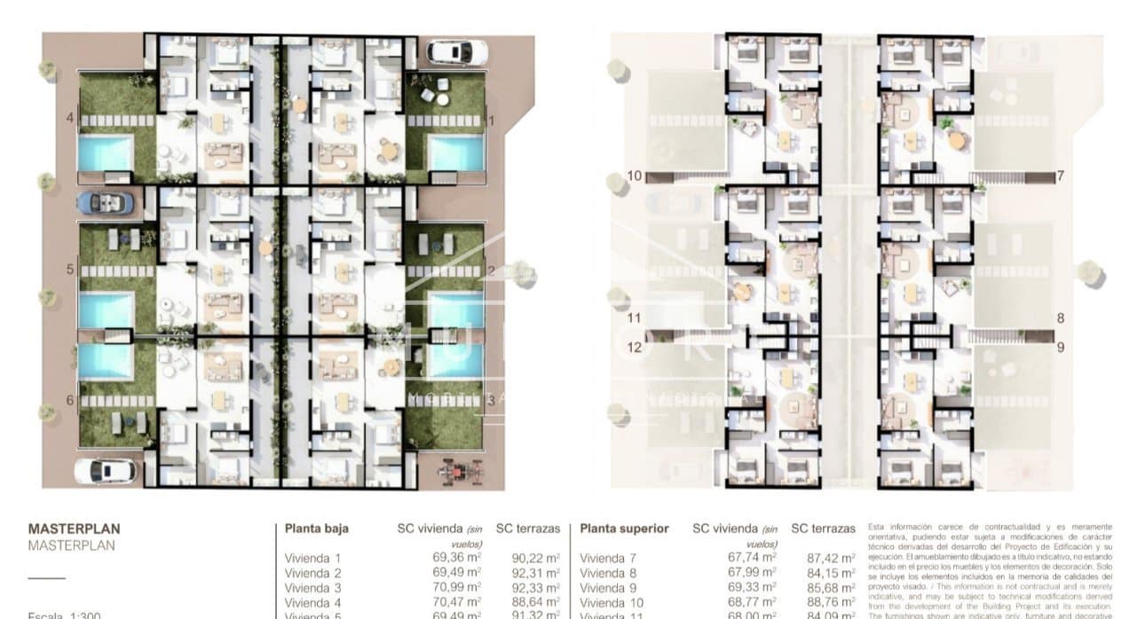 2 camera da letto Bungalow in vendita in San Pedro del Pinatar con piscina - 295.900 € (Rif: 9239340)