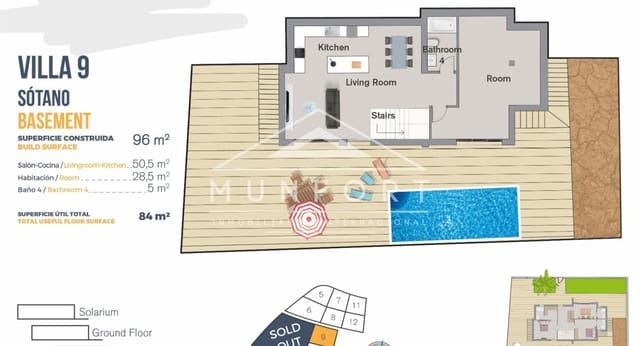 3 sovrum Villa till salu i Balcón de Finestrat - Terra Marina, Finestrat med pool - 650 000 € (Ref: 9258053)