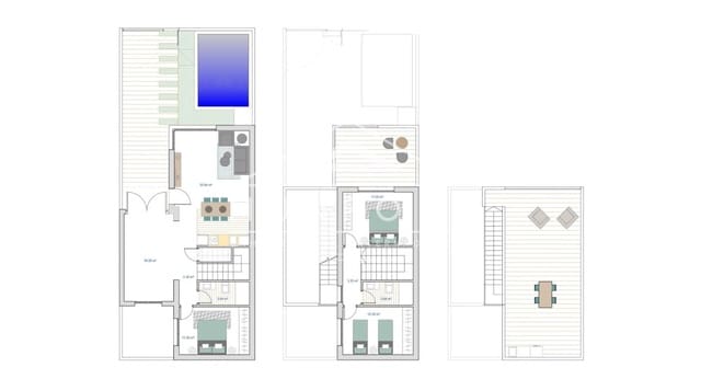 3 camera da letto Villa in vendita in Centro, Los Alcázares con piscina - 419.900 € (Rif: 9258074)