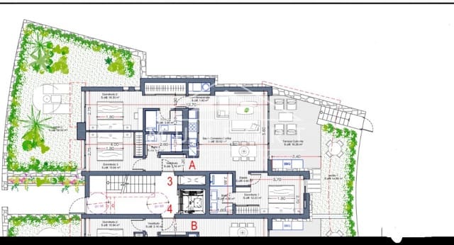 3 Zimmer Apartment zu verkaufen in La Manga Club, Cartagena mit Pool - 450.000 € (Ref: 9258153)