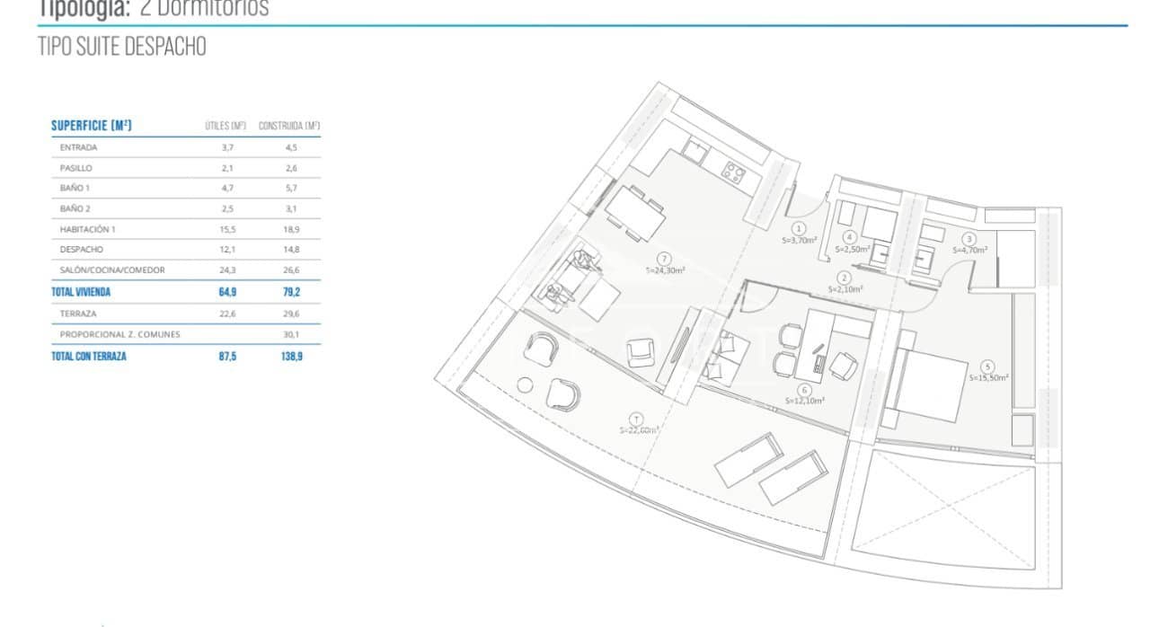 2 camera da letto Appartamento in vendita in Benidorm con piscina - 1.108.000 € (Rif: 9258159)