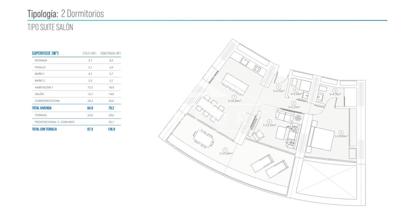 2 camera da letto Appartamento in vendita in Benidorm con piscina - 1.108.000 € (Rif: 9258159)