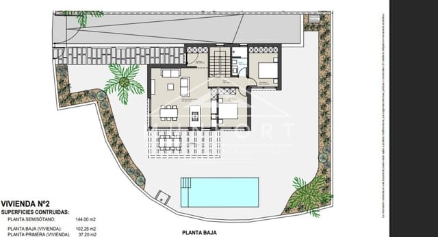4 sovrum Villa till salu i Cabo de Palos, Cartagena med pool - 1 700 000 € (Ref: 9258161)