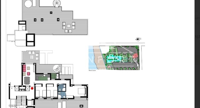 3 slaapkamer Penthouse te koop in L'Almadrava - L'Estanyó, Dénia met zwembad - € 599.000 (Ref: 9261880)