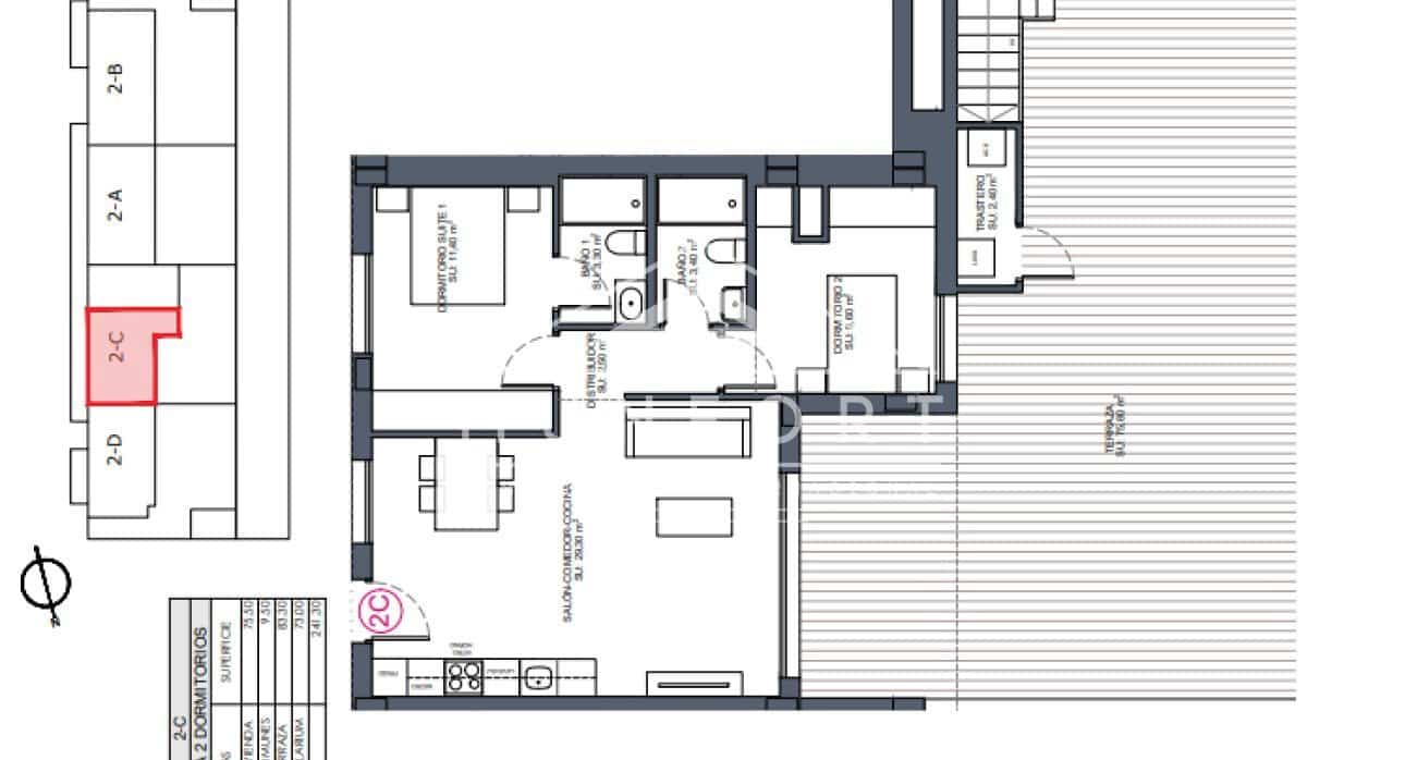 2 slaapkamer Penthouse te koop in Benijofar met zwembad - € 441.000 (Ref: 9261885)