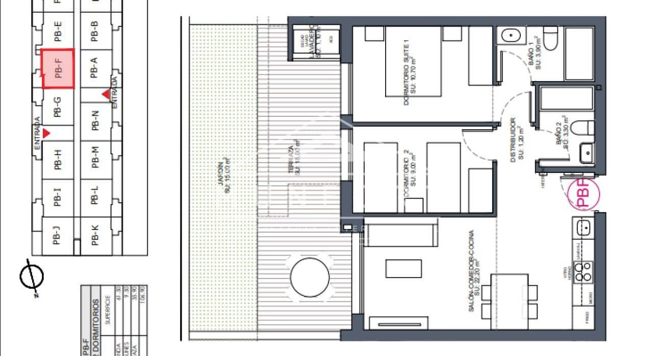 2 bedroom Apartment for sale in Benijofar - € 253,000 (Ref: 9261886)