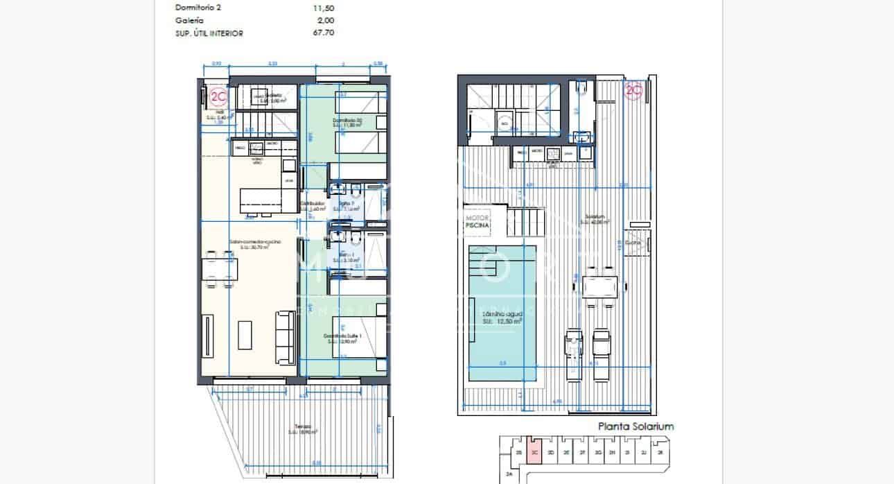 3 chambre Penthouse à vendre à Benijofar avec piscine - 466 000 € (Ref: 9261892)