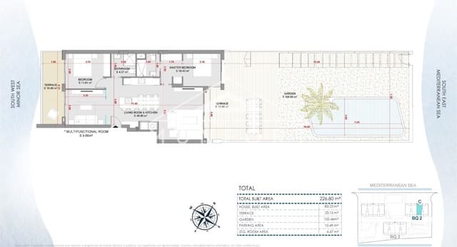 3 bedroom Apartment for sale in La Manga del Mar Menor with pool - € 890,000 (Ref: 9261897)