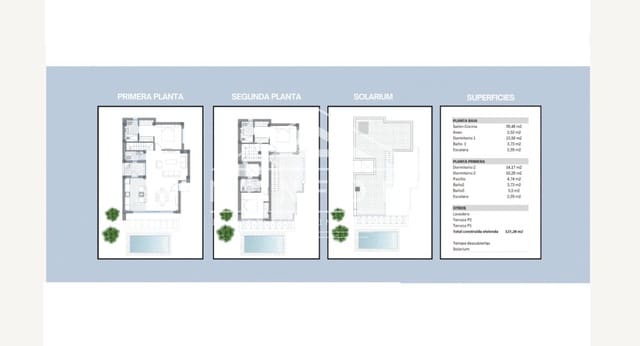 3 bedroom Villa for sale in Balcón de Finestrat - Terra Marina, Finestrat with pool - € 610,000 (Ref: 9262845)