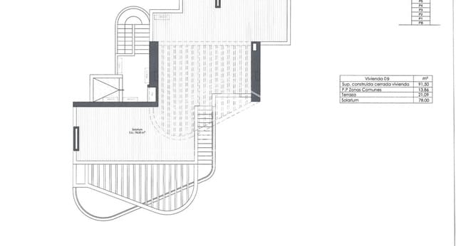 3 quarto Penthouse para venda em Zona Pueblo, Guardamar del Segura com piscina - 640 000 € (Ref: 9262852)