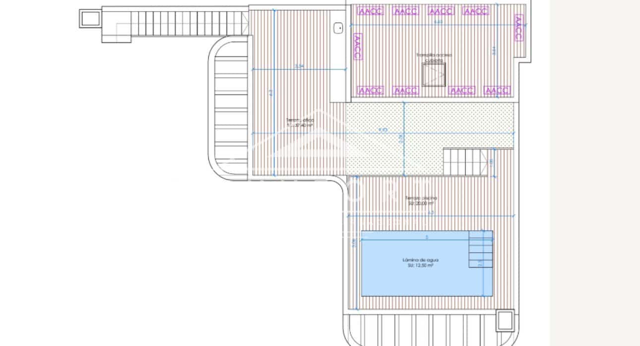 3 quarto Penthouse para venda em Guardamar del Segura com piscina - 690 000 € (Ref: 9262853)