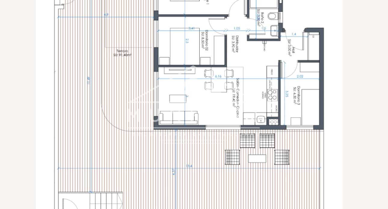 3 camera da letto Appartamento in vendita in Guardamar del Segura con piscina - 345.000 € (Rif: 9262856)