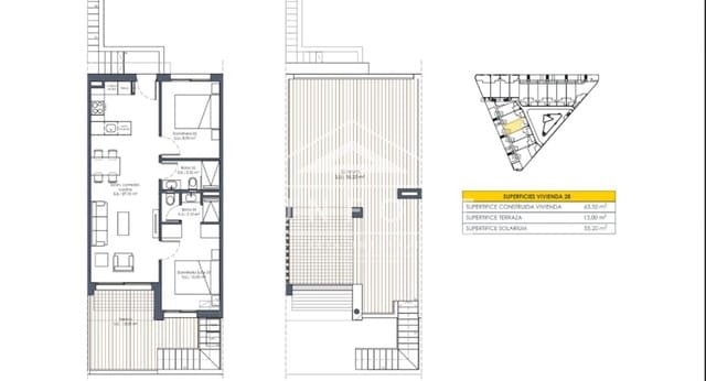 2 quarto Apartamento para venda em San Fulgencio com piscina - 239 900 € (Ref: 9262858)