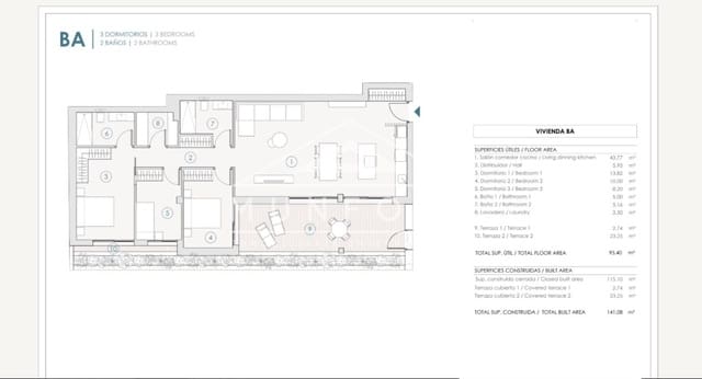 2 sypialnia Apartament na sprzedaż w Benijófar z basenem - 285 000 € (Ref: 9263042)