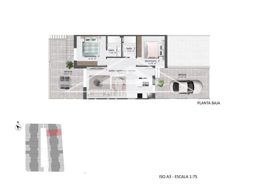 2 soveværelse Lejlighed til salg i Pilar de la Horadada med swimmingpool - € 304.900 (Ref: 9267826)