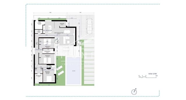 3 slaapkamer Villa te koop in Baños y Mendigo, Murcia stad met zwembad - € 518.000 (Ref: 9270315)
