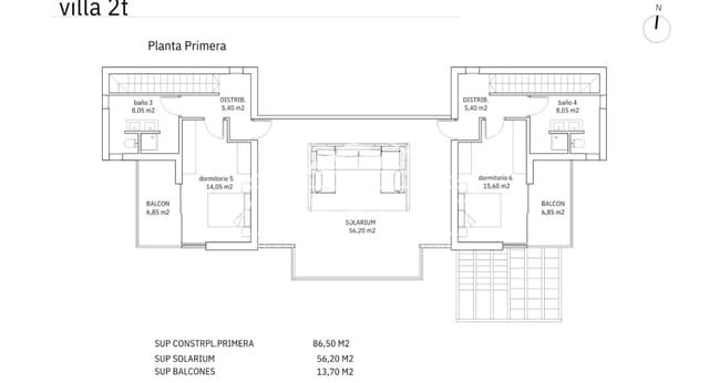 6 soverom Villa til salgs i Nueva Torrevieja, Torrevieja med svømmebasseng - € 1 650 000 (Ref: 9270338)