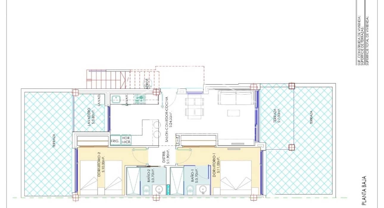 2 sypialnia Bungalow na sprzedaż w Torrevieja z basenem - 285 000 € (Ref: 9270582)