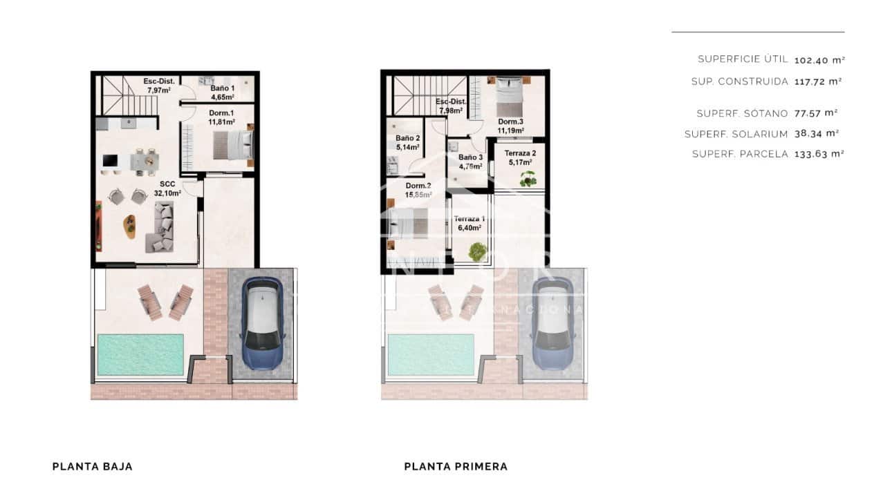 3 chambre Villa/Maison à vendre à Benijofar avec piscine - 455 000 € (Ref: 9270590)