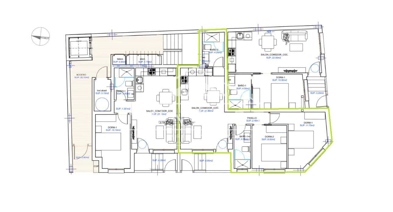 2 soveværelse Lejlighed til salg i Torrevieja med swimmingpool - € 249.000 (Ref: 9270591)