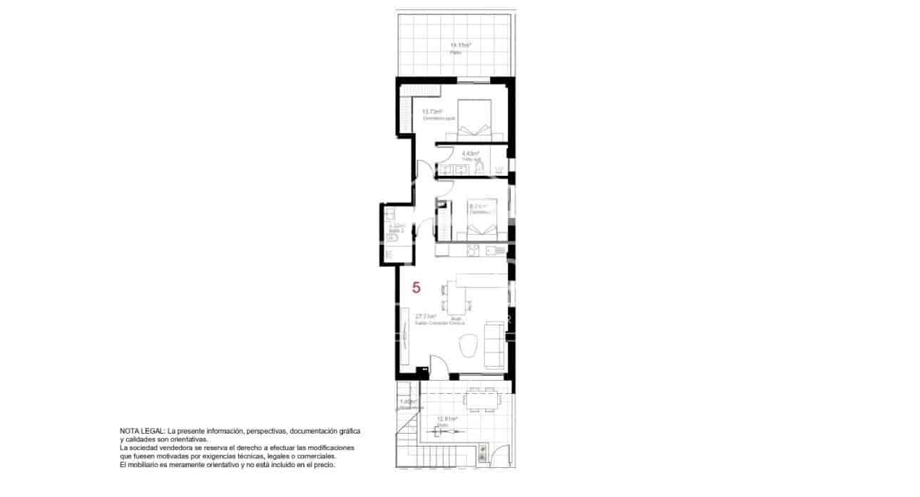 2 quarto Bungalow para venda em Pilar de la Horadada com piscina - 269 901 € (Ref: 9270600)