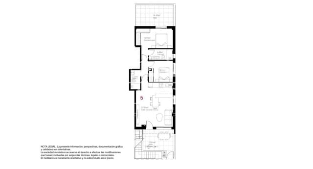 2 quarto Bungalow para venda em Pilar de la Horadada ciudad, Pilar de la Horadada com piscina - 269 901 € (Ref: 9270600)