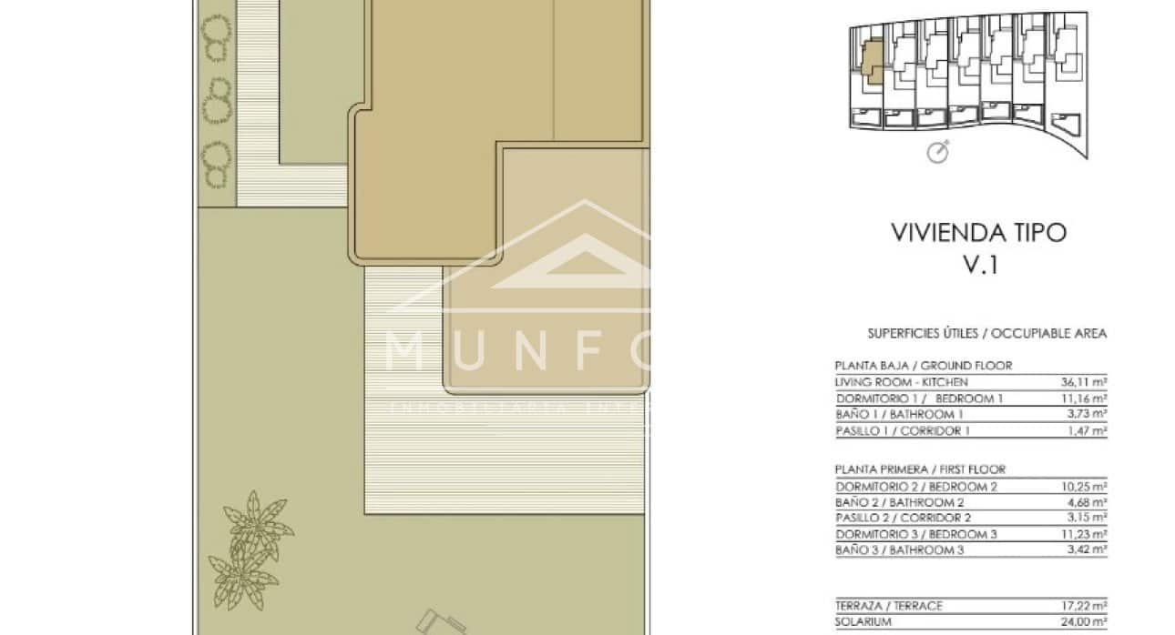 3 sypialnia Willa na sprzedaż w Pilar de la Horadada z basenem - 499 000 € (Ref: 9275216)