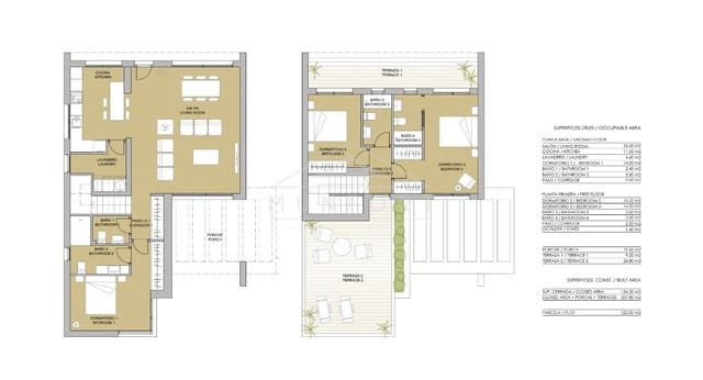 3 Zimmer Villa zu verkaufen in Pinar de Campoverde, Pilar de la Horadada mit Pool - 765.302 € (Ref: 9275218)