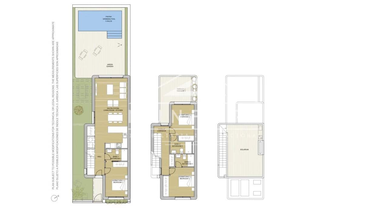 3 bedroom Villa for sale in Pilar de la Horadada with pool - € 539,900 (Ref: 9275220)