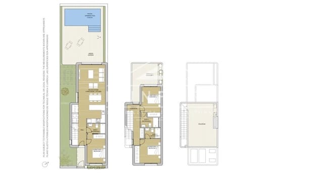 3 bedroom Villa for sale in Mil Palmeras, Pilar de la Horadada with pool - € 539,900 (Ref: 9275220)