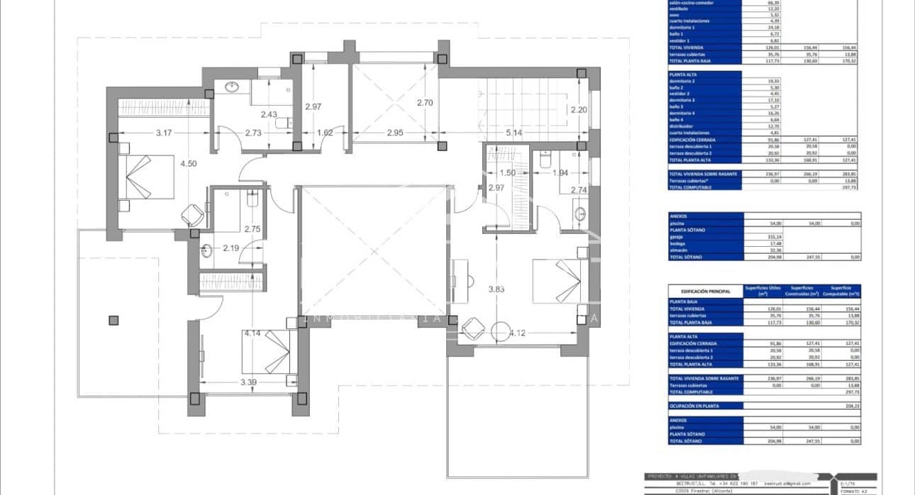 4 makuuhuone Huvila myytävänä paikassa Finestrat mukana uima-altaan - 2 500 000 € (Ref: 9278184)