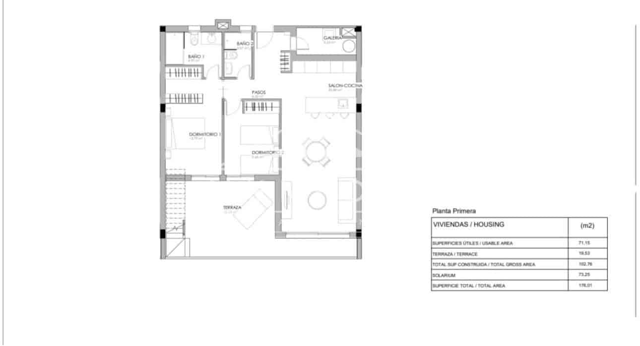 2 soverom Bungalow til salgs i Torrevieja med svømmebasseng - € 380 000 (Ref: 9278491)