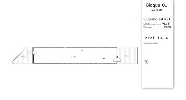 Commercieel te koop in El Raso, Guardamar del Segura - € 160.000 (Ref: 9278495)