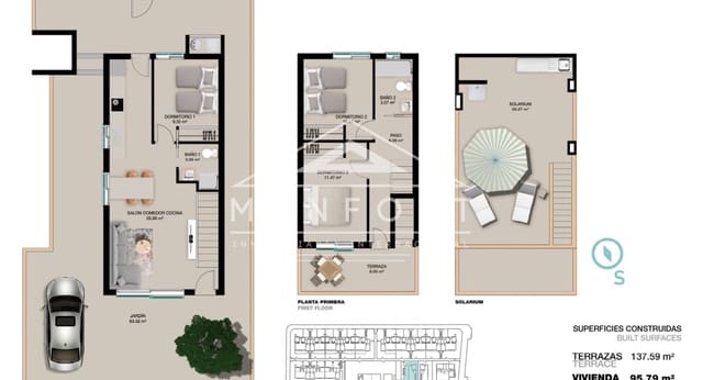 3 bedroom Villa for sale in Torre de la Horadada, Pilar de la Horadada with pool - € 492,000 (Ref: 9278499)