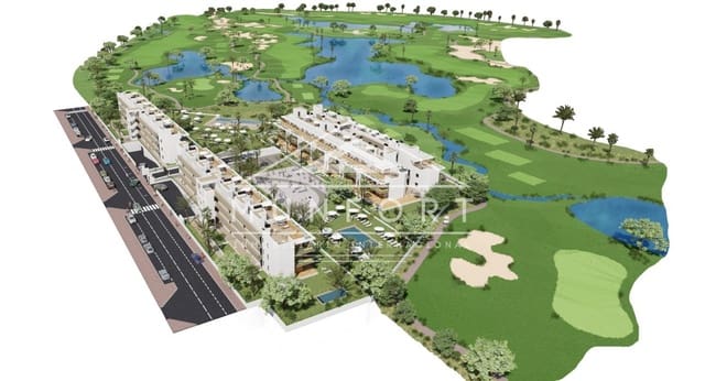 Ático de 3 habitaciones en Las Lomas de Rame - Bahía Bella, Los Alcázares en venta con piscina - 412.000 € (Ref: 9279636)