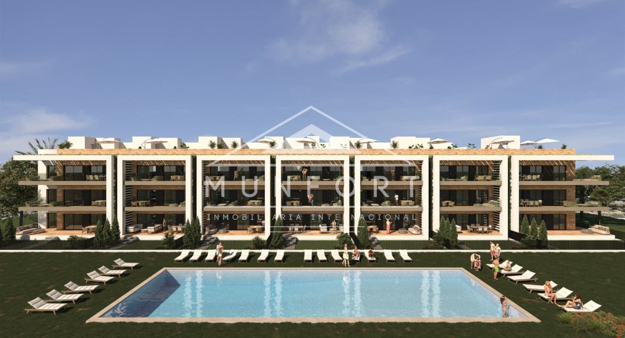 2 Zimmer Apartment zu verkaufen in Los Alcazares mit Pool - 275.000 € (Ref: 9279638)