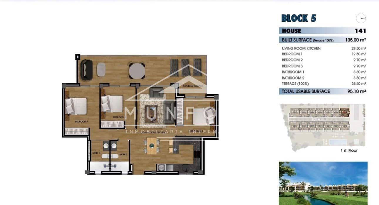 2 chambre Appartement à vendre à Los Alcazares avec piscine - 255 000 € (Ref: 9279639)