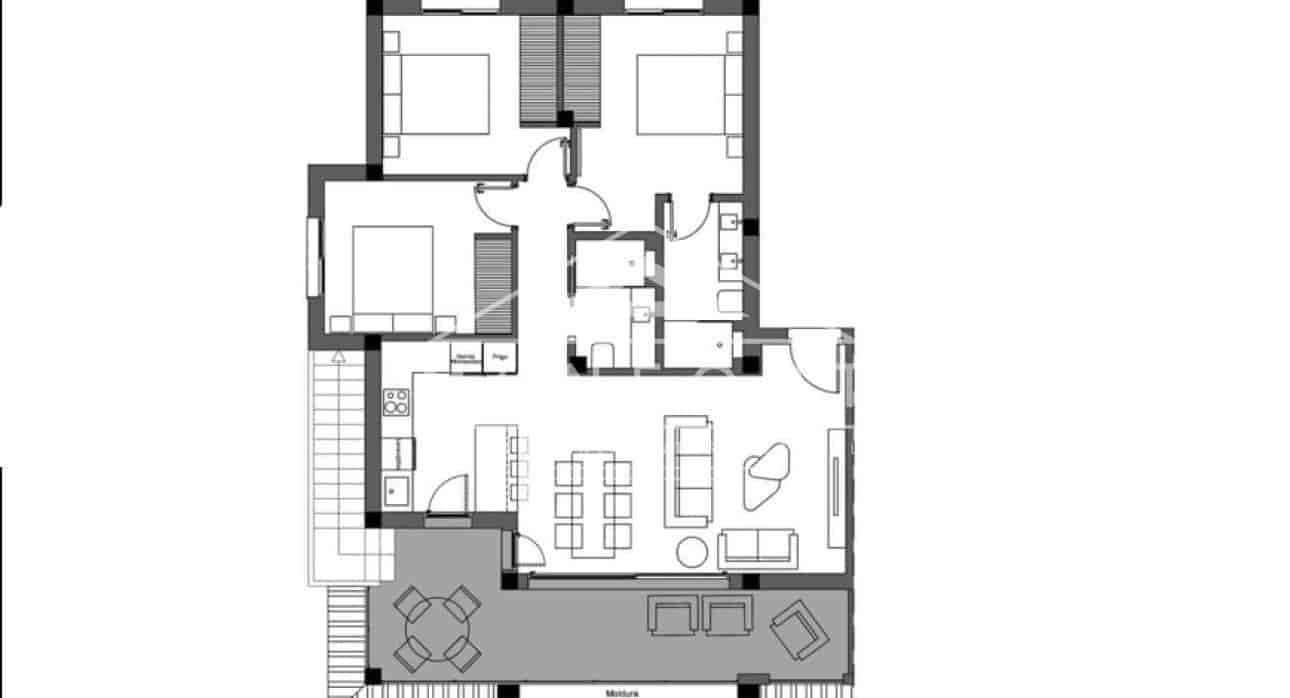 3 slaapkamer Penthouse te koop in Ciudad Quesada met zwembad - € 444.500 (Ref: 9279643)