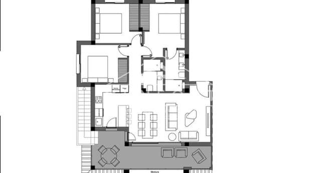 3 slaapkamer Penthouse te koop in Ciudad Quesada, Rojales met zwembad - € 444.500 (Ref: 9279643)
