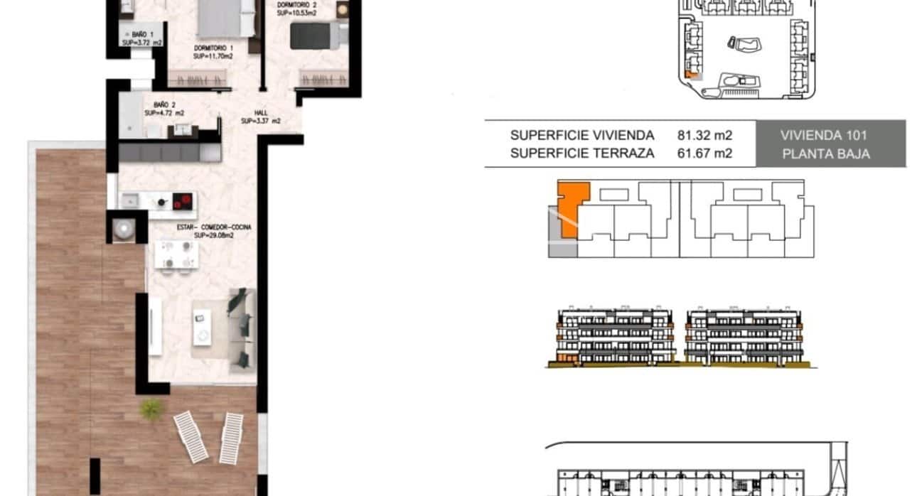 2 chambre Appartement à vendre à Torrevieja avec piscine - 308 000 € (Ref: 9279651)