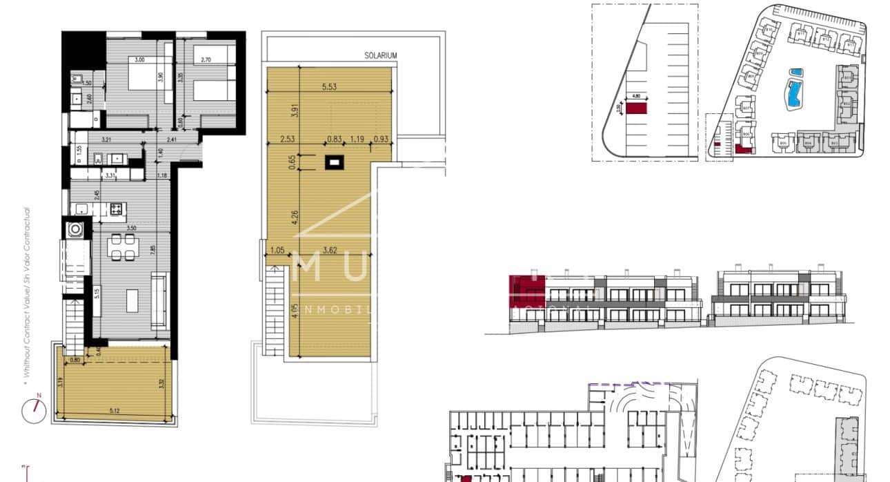 2 slaapkamer Bungalow te koop in Ciudad Quesada met zwembad - € 294.000 (Ref: 9279655)