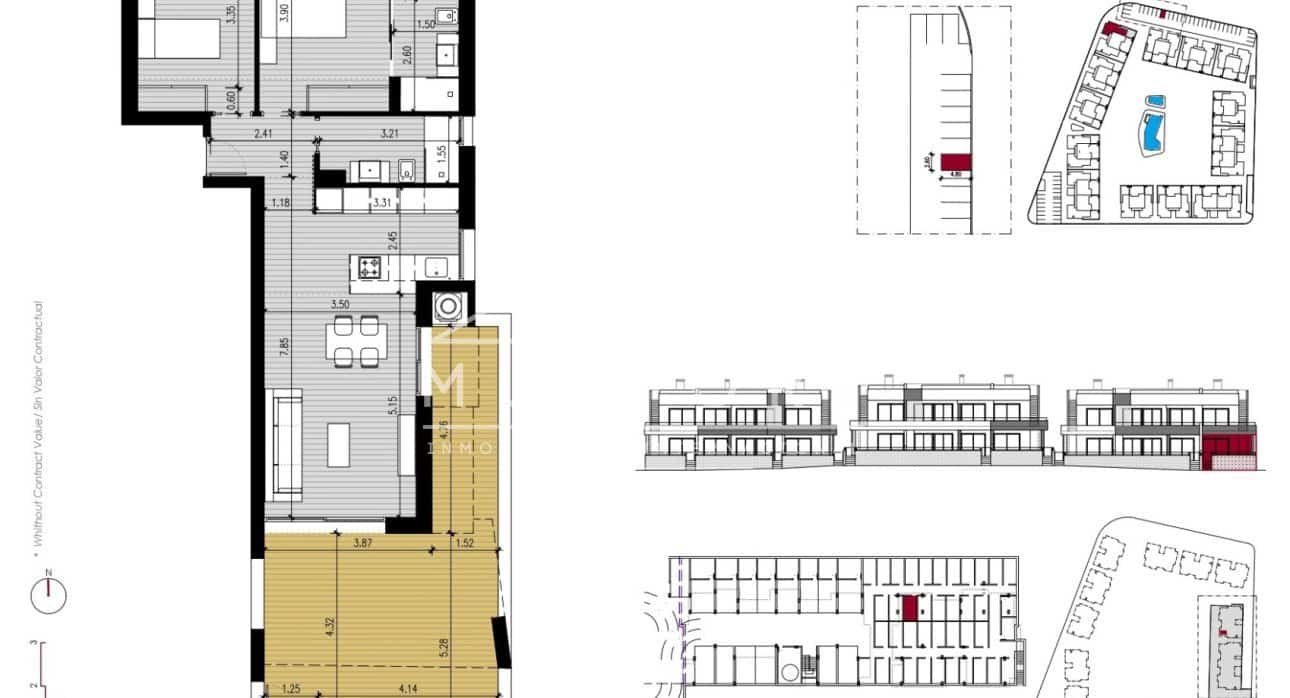 2 Zimmer Bungalow zu verkaufen in Ciudad Quesada mit Pool - 297.000 € (Ref: 9279656)
